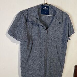 Hollister Men's Heathered Polo Shirt